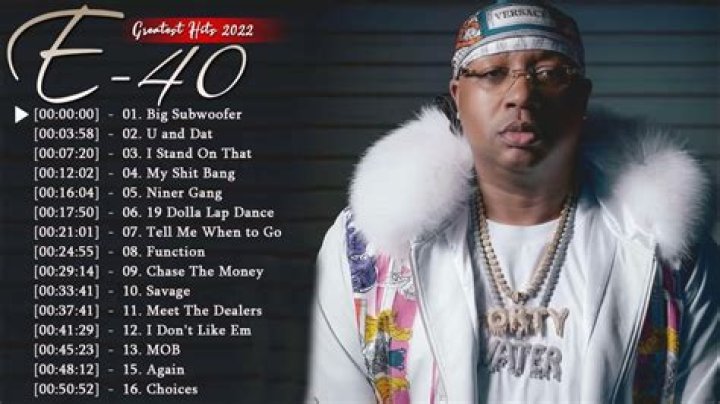 E40 Greatest Hits: The Ultimate Journey Through His Iconic Music